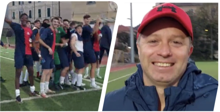 Calcio, S.F. Loano. Il voto di Cattardico dopo un girone impeccabile: &quot;10 a questo gruppo, tutti volevano rifarsi dopo domenica scorsa&quot; (VIDEO)