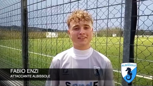 Calcio, Albissole. Super impatto per Fabio Enzi, tripletta decisiva contro il Sancipriano: &quot;Felice per la squadra, i gol dedicati a mio papà&quot; (VIDEO)