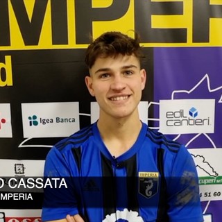 Calcio, Imperia. La dedica di Lorenzo Cassata: &quot;Alla mia famiglia e a tutta la città&quot; (VIDEO)