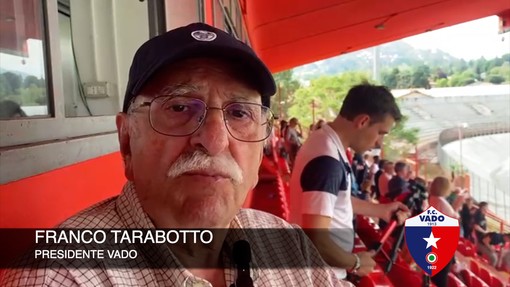 Calcio, Vado. Un'altra finale playoff per il presidente Tarabotto: &quot;Ma questo campionato si poteva vincere. La Serie C? Dobbiamo volerla tutti&quot; (VIDEO)