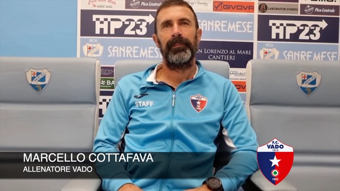 Calcio, Vado. Cottafava dopo lo 0-0 di Sanremo: &quot;Positivo dare continuità, potevamo avere un po' di convinzione in più in attacco&quot; (VIDEO)