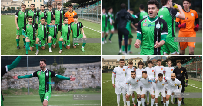 Calcio, Promozione. Il New Bragno cala il tris sul Finale: le immagini del trionfo bianconeroverde (FOTOGALLERY)