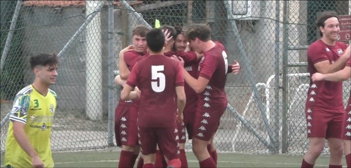 Calcio, Promozione. La marcia interna del Ventimiglia prosegue, gli highlights del 2-0 alla Praese (VIDEO)