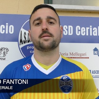 Calcio, Ceriale. Un punto per ripartire per Vittorio Fantoni. &quot;Il pari con il Pietra utile per il morale, ora chiudiamo la stagione dignitosamente&quot; (VIDEO)