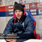 Calcio, San Francesco Loano. Cattardico non ha appunti da fare ai suoi: &quot;Abbiamo dominato una corazzata come il Celle Varazze per 85 minuti&quot; (VIDEO)