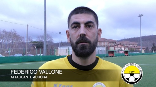 Calcio, Aurora. Un gol e tanto sacrificio per Federico Vallone: &quot;Era importante ripartire subito dopo l'ingiusta confitta con l'Andora&quot; (VIDEO)