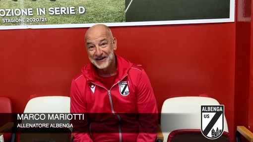 Calcio, Albenga. Mariotti scopre una squadra operaia: &quot;Vinto e sofferto? Mi regala ancora più soddisfazione&quot; (VIDEO)