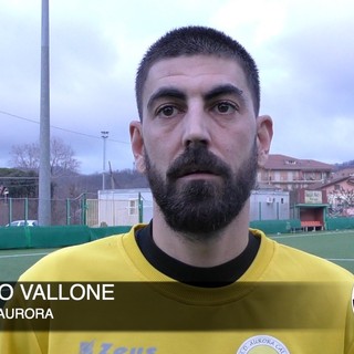 Calcio, Aurora. Un gol e tanto sacrificio per Federico Vallone: &quot;Era importante ripartire subito dopo l'ingiusta confitta con l'Andora&quot; (VIDEO)