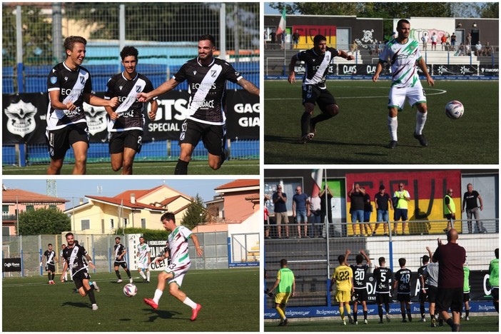 Calcio, Serie D. Berretta gol e l'Albenga batte l'Rg Ticino (LA FOTOGALLERY)