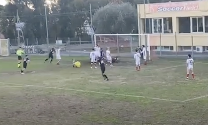 Calcio, Andora. Rattalino non si da pace per il gol annullato a Setti: &quot;Le immagini parlano da sole. San Francesco in gol grazie a due invenzioni&quot; (VIDEO)