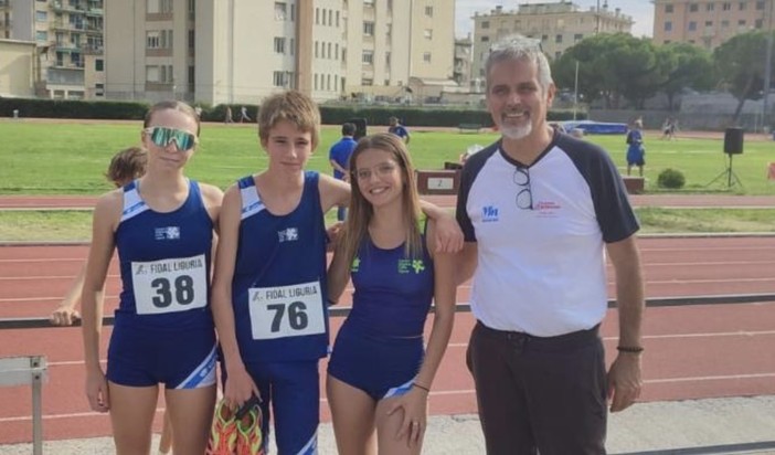 Centro Atletica Celle Ligure. A Sturla medaglia di argento per Luana Sabatelli, in pista anche Valerio Pagano e Arianna Pucci