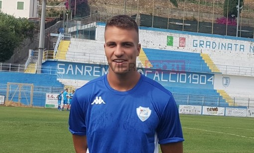 Alex Gagliardini con la maglia della Sanremese