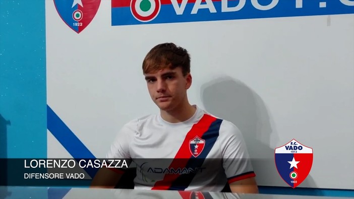 Calcio, Vado. Fascia e tre punti per Lorenzo Casazza: &quot;Ora dobbiamo dare continuità dopo il successo sul Varese&quot; (VIDEO)