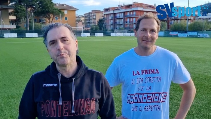 Calcio, Pontelungo. Zanardini e Gallione festeggiano la Promozione: &quot;Le cose ce le guadagnamo sul campo&quot;. Il mister sul futuro: &quot;Questa sarà la mia ultima società&quot; (VIDEO)