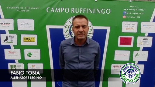 Calcio, Legino. Il punto con la Carcarese lascia Tobia contento a metà: &quot;Questi ragazzi lavorano tanto, si meriterebbero più soddisfazioni&quot; (VIDEO)