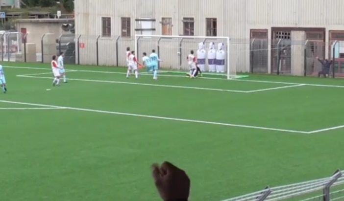 Calcio, Albissole. Attacco in grande spolvero, il 5-1 al Borgio Verezzi con la tripletta di Rebagliati, Galiano e Diana (VIDEO)