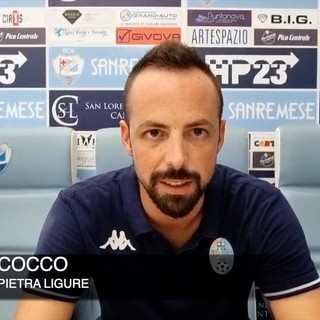 Calcio, Pietra Ligure. Cocco non si lascia sedurre dal pari di Sanremo: &quot;Segnali positivi, ma segnali d'agosto&quot; (VIDEO)