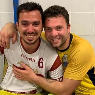 Federico Carle (a sinistra) e Dario Roccella (a destra) - foto dalla pagina Facebook Volley Finale