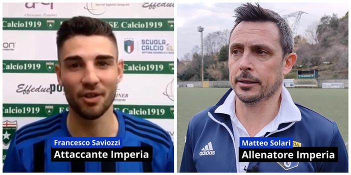 Calcio, Imperia. Finalmente Saviozzi in gol: &quot;Una soddisfazione attesa da tanto&quot;. Solari rilancia subito: &quot;Testa ad Alba, andiamo per vincere&quot; (VIDEO)