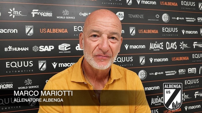 Calcio, Albenga. Mariotti non vuole alibi: &quot;Complimenti all'Imperia, felice perchè abbiamo capito dove intervenire&quot; (VIDEO)