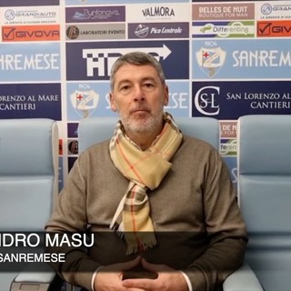 Calcio, Sanremese. Il successo sul Sestri Levante riapre il campionato. Masu: &quot;Con questo spirito perderemo pochi punti, la dedica è tutta per Roberto Mucci&quot; (VIDEO)