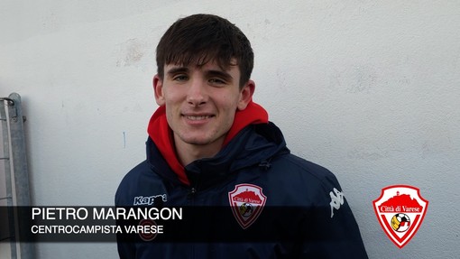 Calcio, Varese. Pietro Marangon ricorderà per sempre l'Annibale Riva: &quot;Un'emozione unica segnare la prima rete con la maglia della propria città&quot; (VIDEO)