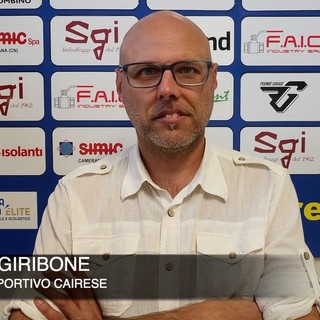 Calcio, Cairese. Il ds Giribone promuove la prima mezz'ora: &quot;Molto bene, normale calare dopo una settimana di allenamenti. Mercato? In arrivo un esterno&quot; (VIDEO)