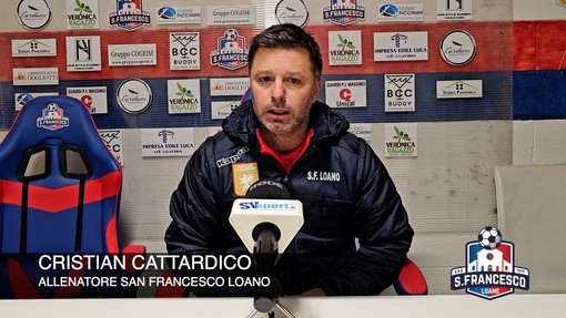 Calcio, San Francesco Loano. Cattardico recrimina sulla direzione di gara: &quot;Cosa è mancato contro l'Arenzano? L'arbitro!&quot; (VIDEO)