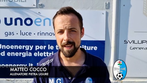 Calcio, Pietra Ligure. La sconfitta arriva al 90' per mister Cocco: &quot;Quando non puoi vincere bisogna evitare di perdere...&quot; (VIDEO)