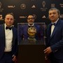 Calcio. Notte da Pallone d'oro per Simone Marinelli, l'ex presidente di Savona e Albenga a Parigi insieme a Simone Sinopia e Roberto Cancellara