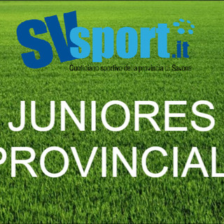 Calcio, Juniores Provinciali: i risultati e la classifica dopo la settima giornata