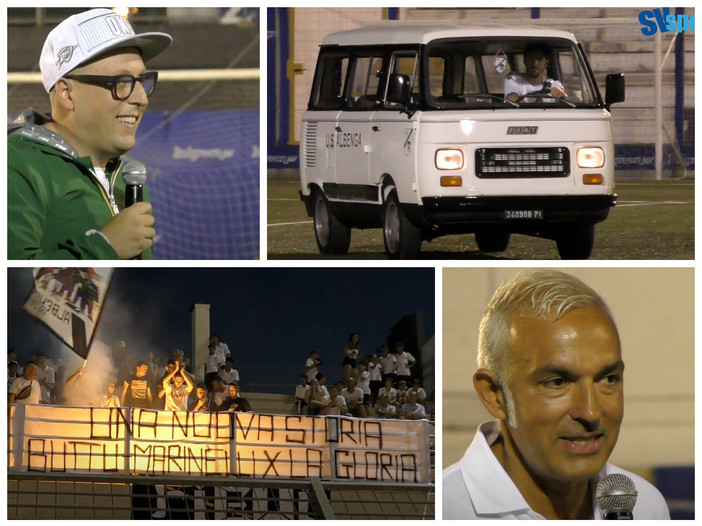 Calcio, Albenga. Il video completo della presentazione di mister Buttu e della nuova società