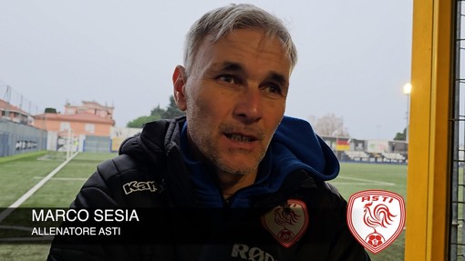 Calcio, Asti. Sesia riparte dal primo tempo di Albenga: &quot;Fatto molto bene, eravamo nelle condizioni di poter vincere la partita&quot; (VIDEO)