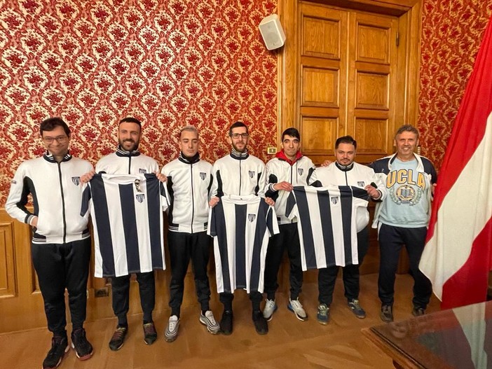 Città di Savona. Presentata in Comune la squadra Paralimpica. Pusceddu: &quot;Esiste un Calcio diverso, un Calcio integrato&quot;