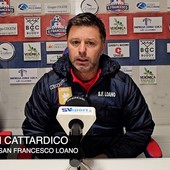 Calcio, San Francesco Loano. Cattardico recrimina sulla direzione di gara: &quot;Cosa è mancato contro l'Arenzano? L'arbitro!&quot; (VIDEO)