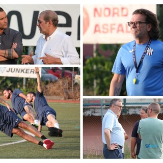 Calcio, Savona. Tutti gli scatti del primo allenamento biancoblu (FOTOGALLERY)