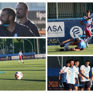 Calcio, Pietra Ligure - Molassana 4-1. Gli scatti del successo di Coppa per i biancolesti (FOTOGALLERY)