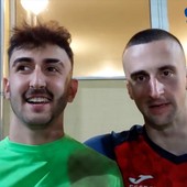 Calcio, San Francesco Loano. Momento di gloria anche per Gallo: &quot;Felice di essermi fatto trovare pronto&quot;. Rocca: &quot;Andrea è un lusso per la categoria&quot; (VIDEO)