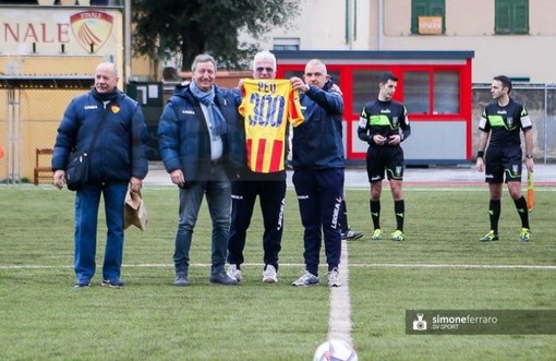 Calcio, Finale. Trecento volte Buttu, traguardo record per l'allenatore giallorosso