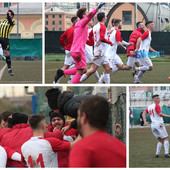 Calcio. Colpaccio Q&amp;V a Pra. Gli scatti della vittoria biancorossoviola (FOTOGALLERY)