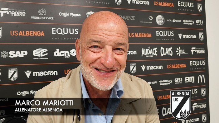 Calcio, Albenga. Esordio e tre punti per Mariotti: &quot;Ci siamo dati una bella risposta. La difesa a tre? Tutti gli integralisti fanno una brutta fine...&quot; (VIDEO)