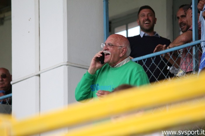 Calcio. Serie D, finale playoff: Vado in trionfo a Sanremo, tutta l'emozione del presidente Tarabotto: &quot;Sono la persona più felice del mondo, ora è giusto godersi questa vittoria&quot; (VIDEO)