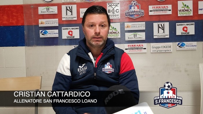 Calcio, S.F. Loano. Buoni riscontri per Cattardico anche dalla Coppa: &quot;Tutto il gruppo ha la mentalità giusta. Ottimo Balla in regia&quot; (VIDEO)