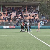 Calcio. Super Poggi piega l'Albissole nell'anticipo, un palo e un rigore fallito per i ceramisti