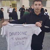 Calcio. L'Old Boys Rensen dedica il colpaccio con il Savona a Davide Violin: &quot;Una persona a cui tutti vogliamo bene&quot; (VIDEO)