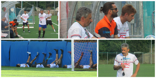 Calcio, Savona. Gli scatti del secondo allenamento al Santuario