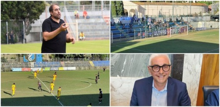 Imperia calcio, scatta la contestazione degli Ultras contro la dirigenza: Daniele Ciccione invitato ad andarsene