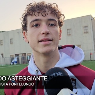 Calcio, Pontelungo. Asteggiante protagonista nel 3-0 di Albissola: &quot;Facilissimo inserirsi in un gruppo così&quot; (VIDEO)