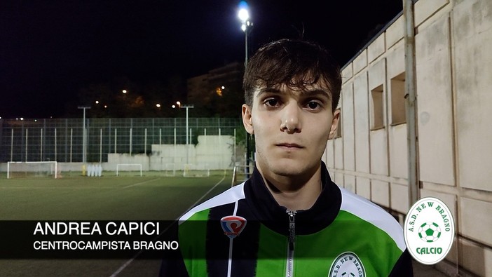 Calcio. Il gol di Capici vale un punto ma per il New Bragno la forza è il gruppo: &quot;Stiamo diventando sempre più squadra&quot;