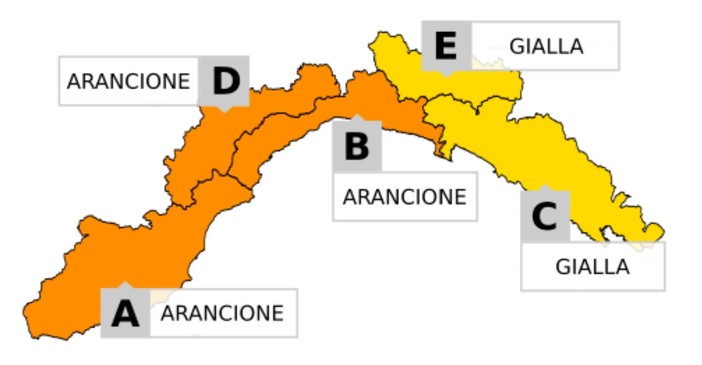 L'Arpal segnala un aggravamento del maltempo, allerta innalzata ad arancione su Ponente, Val Bormida e Genovesato